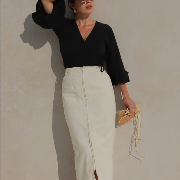 Brand new - Harly Jae Zipper Skirt - Mylk - Picture 6 of 6